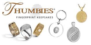 thumbies fingerprint keepsakes rings